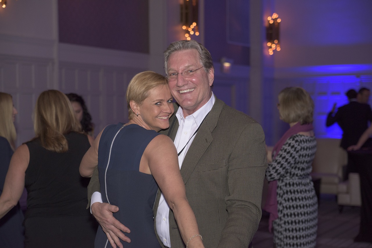 Adult Dance Classes Older man with younger woman